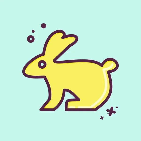 Icon Rabbit Related Domestic Animals Symbol Simple Design Editable Simple — Stock Vector
