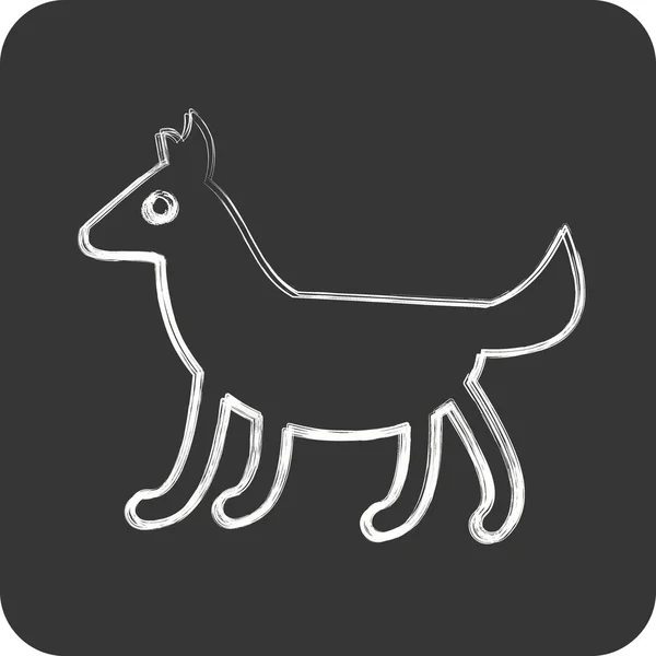 アイコン犬 家畜のシンボルに関するものです シンプルなデザインを編集できます シンプルなイラスト — ストックベクタ