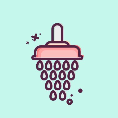 Simge Duşu. Kurban bayramı sembolüyle ilgili. İslami. ramadhan. Basit resimleme