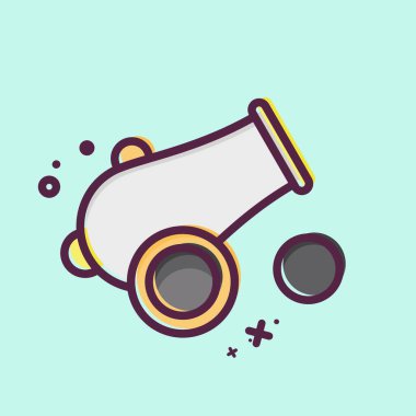 Simge Canon. Kurban bayramı sembolüyle ilgili. İslami. ramadhan. Basit resimleme