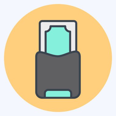 Simge Para. Kurban bayramı sembolüyle ilgili. İslami. ramadhan. Basit resimleme