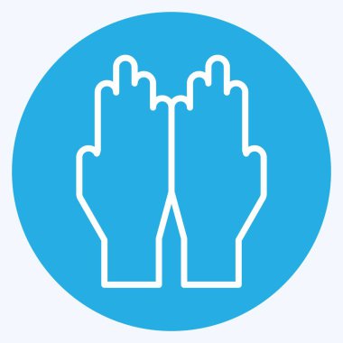 Simge Dua. Kurban bayramı sembolüyle ilgili. İslami. ramadhan. Basit resimleme