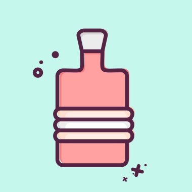 Simge Zam Zam. Kurban Bayramı sembolüyle ilgili. MBE tarzı. Basit dizayn edilebilir. Basit resimleme