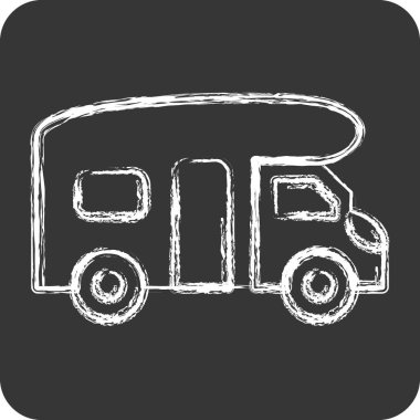 Simge Otomotiv. Otomotiv sembolü için uygun. Tebeşir stili. Basit dizayn edilebilir. dizayn şablonu