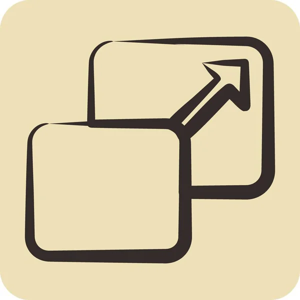 Symbolskala Zusammenhang Mit Dem Symbol Für Grafik Design Tools Handgezeichneter — Stockvektor