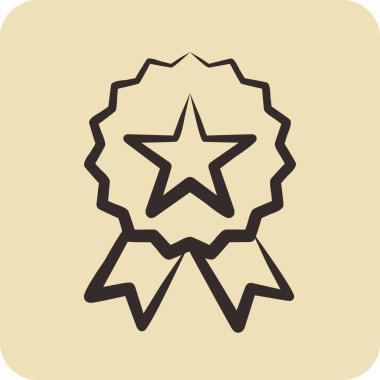 Simge Kalitesi. Marka sembolü için uygun. El çizimi tarzı. Basit dizayn edilebilir. dizayn şablonu