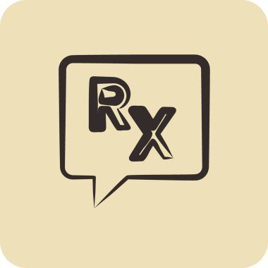 Simge reçetesi. Eğitim sembolü için uygun. El çizimi tarzı. Basit dizayn edilebilir. dizayn şablonu