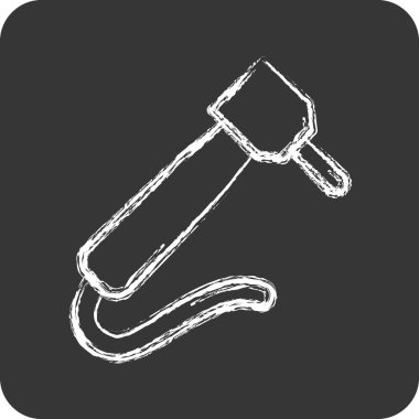 Simge Sondajı. Tıp sembolü için uygun. Tebeşir stili. Basit dizayn edilebilir. tasarım şablonu