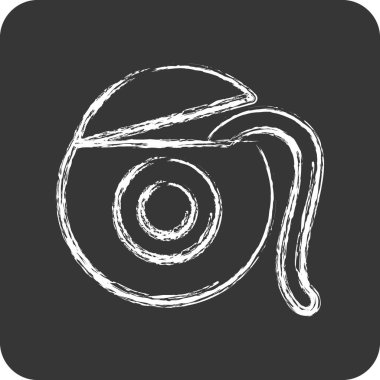 Simge selleri. Tıp sembolü için uygun. Tebeşir stili. Basit dizayn edilebilir. tasarım şablonu