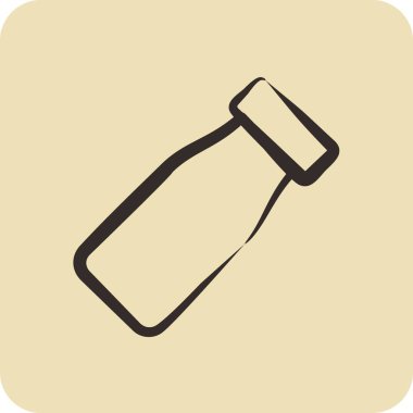 Simge Temiz Su. Ekoloji sembolü için uygun. El çizimi tarzı. Basit dizayn edilebilir. dizayn şablonu