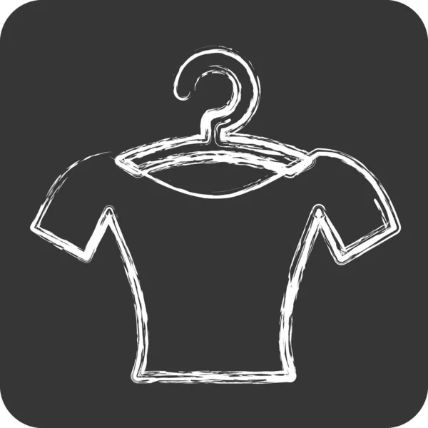 Blusa Ícone Adequado Para Símbolo Educação Estilo Giz Design Simples — Fotografia de Stock