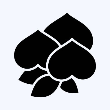 Simge Şeftalisi. Çin Yeni Yıl sembolüyle ilgili. Kabartma tarzı. Basit tasarım düzenlenebilir