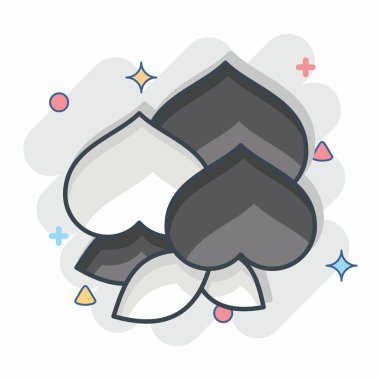 Simge Şeftalisi. Çin Yeni Yıl sembolüyle ilgili. Çizgi roman. Basit tasarım düzenlenebilir