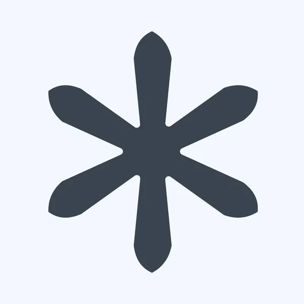 Icono Azafrán Relacionado Con Símbolo Flores Estilo Glifo Diseño Simple — Vector de stock