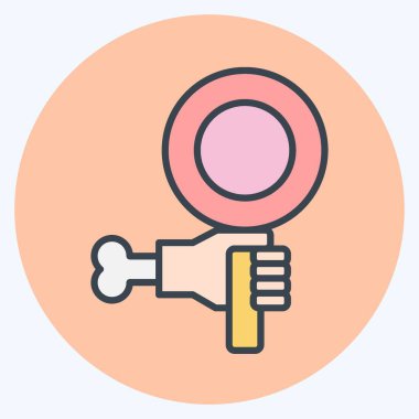 Simge Şekeri. Cadılar Bayramı sembolüyle ilgili. renk arkadaşı stili. Basit dizayn edilebilir. Basit resimleme