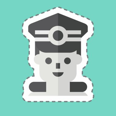 Çıkartma hattı kesildi komutan. Askeri sembolle ilgili. Basit dizayn edilebilir. Basit resimleme