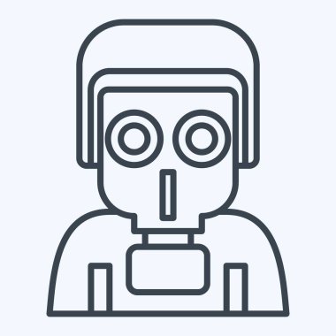 Simge gazı koruması. Askeri sembolle ilgili. Sıra tarzı. Basit dizayn edilebilir. Basit resimleme