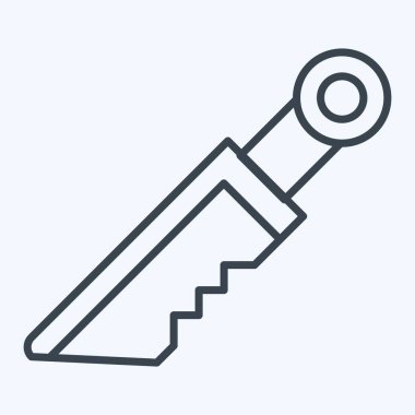 Simge Hançeri. Askeri sembolle ilgili. Sıra tarzı. Basit dizayn edilebilir. Basit resimleme