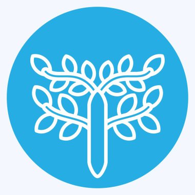 İkon Kelt. Kelt sembolüyle ilgili. Mavi gözlü. Basit dizayn edilebilir. Basit resimleme