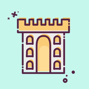 Simge Kalesi. Kelt sembolüyle ilgili. MBE tarzı. Basit dizayn edilebilir. Basit resimleme