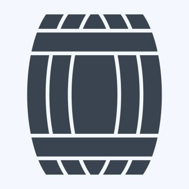 Icon Fıçısı. Kelt sembolüyle ilgili. Kabartma tarzı. Basit dizayn edilebilir. Basit resimleme