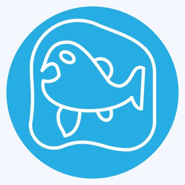 Simge Fosili. Tarih öncesi sembolle ilgili. Mavi gözlü. Basit dizayn edilebilir. Basit resimleme