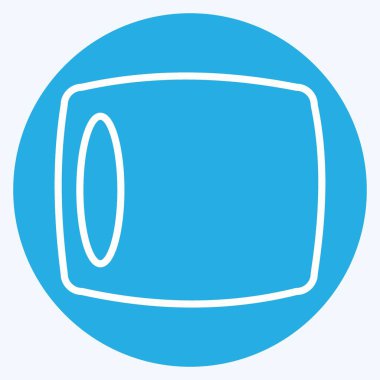 Simge Yastığı. Ortopedik sembolle ilgili. Mavi gözlü. Basit dizayn edilebilir. Basit resimleme