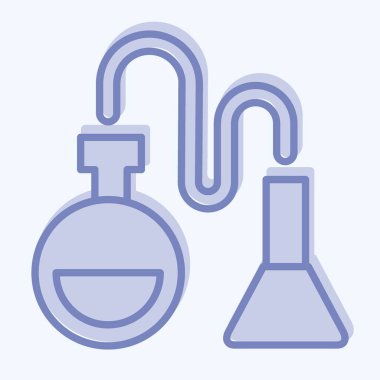 Simge Geliştirme İşlemi. Sanat ve Medya sembolüyle ilgili. İki ton stili. Basit tasarım düzenlenebilir