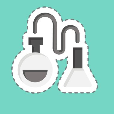 Çıkartma hattı Geliştirme Sürecini kesti. Sanat ve Medya simgesiyle ilgili. Basit tasarım düzenlenebilir