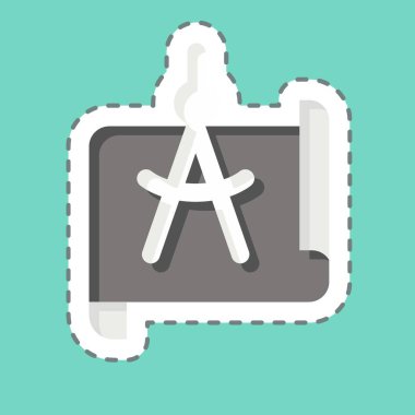 Çıkartma hattı Proje Yönetimini kesti. Sanat ve Medya simgesiyle ilgili. Basit tasarım düzenlenebilir