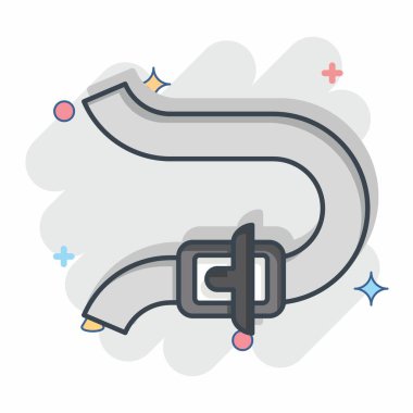 Simge Bükme. Yarış sembolüyle ilgili. Çizgi roman. Basit dizayn edilebilir. Basit resimleme