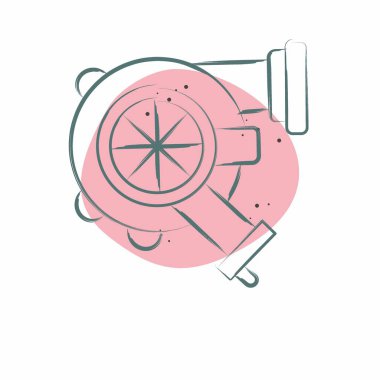 Simge Turbo. Yarış sembolüyle ilgili. Renkli Leke Biçimi. Basit dizayn edilebilir. Basit resimleme