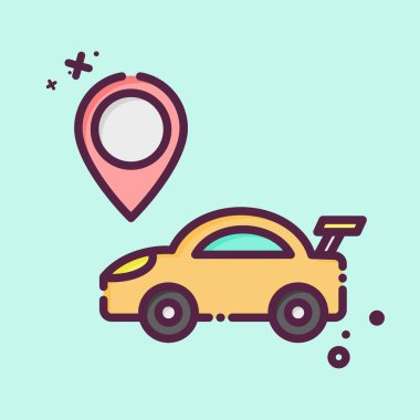 Simge Seyrüsefer. Yarış sembolüyle ilgili. MBE tarzı. Basit dizayn edilebilir. Basit resimleme