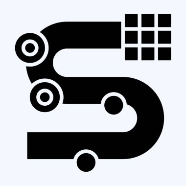 Simge Yarışı Pisti. Yarış sembolüyle ilgili. Kabartma tarzı. Basit dizayn edilebilir. Basit resimleme