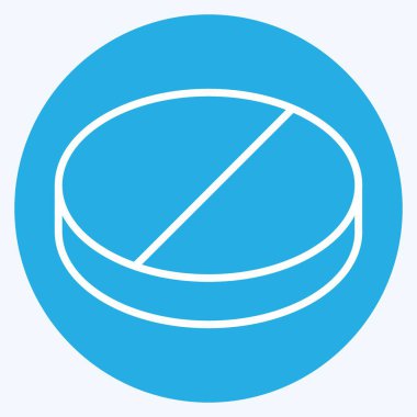 İkon Ecstasy. Bağımlılık Sözlüğü sembolüyle ilgili. Mavi gözlü. Basit dizayn edilebilir. Basit resimleme