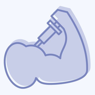 Simgesel steroidler. Bağımlılık Sözlüğü sembolüyle ilgili. İki ton stili. Basit dizayn edilebilir. Basit resimleme