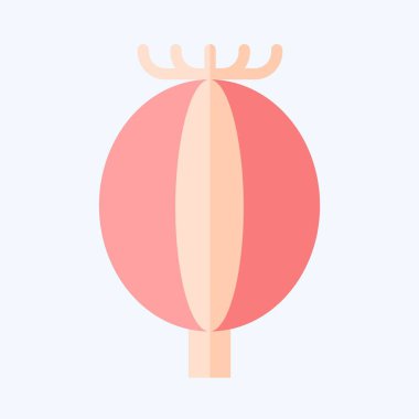 Simge Afyonu. Bağımlılık Sözlüğü sembolüyle ilgili. Düz stil. Basit dizayn edilebilir. Basit resimleme