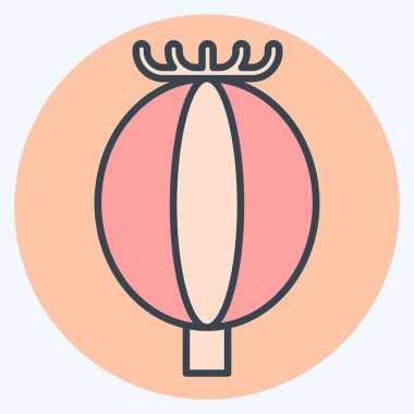 Simge Afyonu. Bağımlılık Sözlüğü sembolüyle ilgili. renk arkadaşı stili. Basit dizayn edilebilir. Basit resimleme