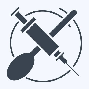 Kahraman ikonu. Bağımlılık Sözlüğü sembolüyle ilgili. Kabartma tarzı. Basit dizayn edilebilir. Basit resimleme