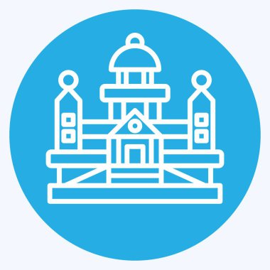 Simge Parlamentosu. Arjantin sembolüyle ilgili. Mavi gözlü. Basit dizayn edilebilir. Basit resimleme