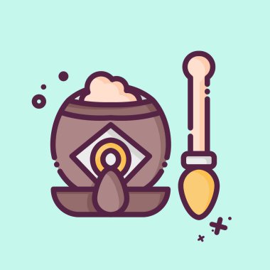 Simge Mate Tea. Arjantin sembolüyle ilgili. MBE tarzı. Basit dizayn edilebilir. Basit resimleme