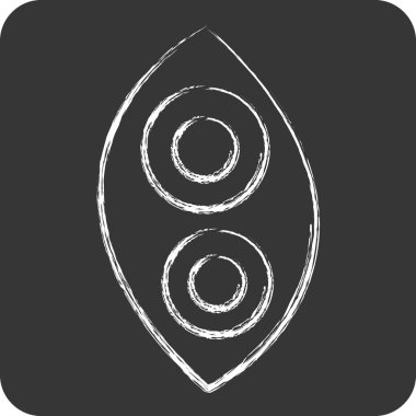 Simge Farları. Yedek Parça sembolüyle ilgili. Tebeşir stili. Basit dizayn edilebilir. Basit resimleme