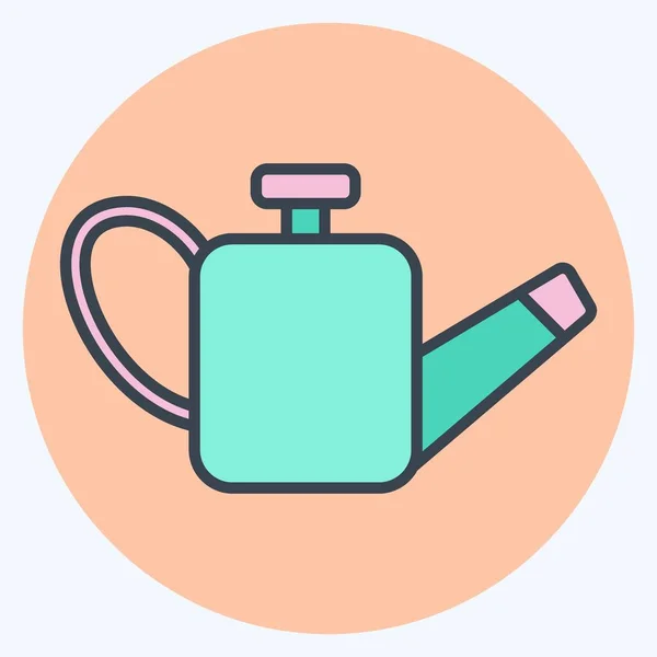 Ikonenöl Zusammenhang Mit Dem Symbol Ersatzteile Farbe Mate Stil Einfaches — Stockvektor