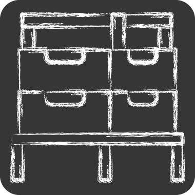 Simge kapları. Apiary sembolüyle ilgili. Tebeşir stili. Basit dizayn edilebilir. Basit resimleme