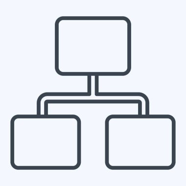 Simge Akımı Çizelgesi. İş Analizi sembolüyle ilgili. satır biçimi basit tasarım düzenlenebilir. Basit resimleme
