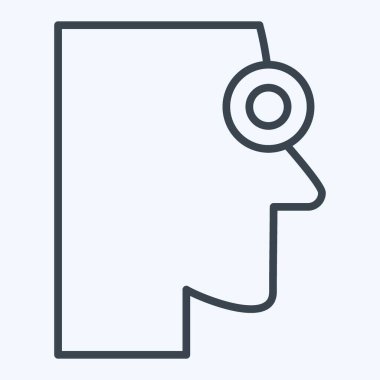 Simge Burun Ağrısı. Vücut Ache sembolüyle ilgili. Sıra tarzı. Basit dizayn edilebilir. Basit resimleme