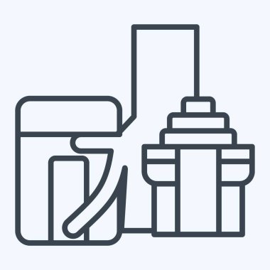 Simge Ta Prohm. Kamboçya sembolüyle ilgili. Sıra tarzı. Basit dizayn edilebilir. Basit resimleme