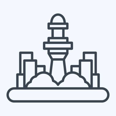 Simge Kuala Lumpur. Başkent sembolüyle ilgili. Sıra tarzı. Basit dizayn edilebilir. Basit resimleme