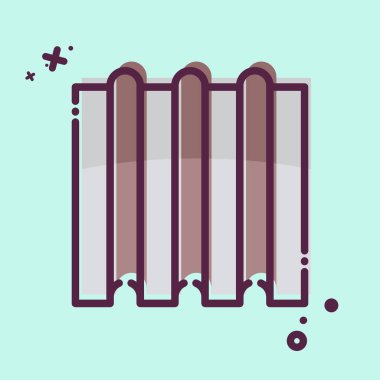 Simge Çelik Çarşaf. Bina materyali sembolüyle ilgili. MBE tarzı. Basit dizayn edilebilir. Basit resimleme