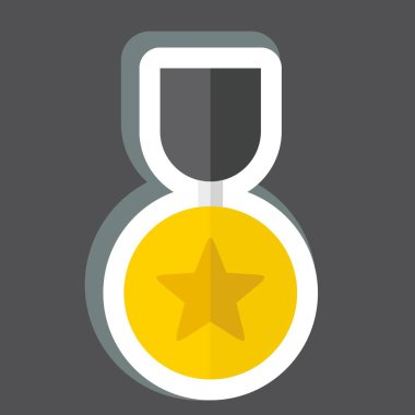 Çıkartma Rozeti 1, ödül sembolüyle ilgili. Basit dizayn edilebilir. Basit resimleme